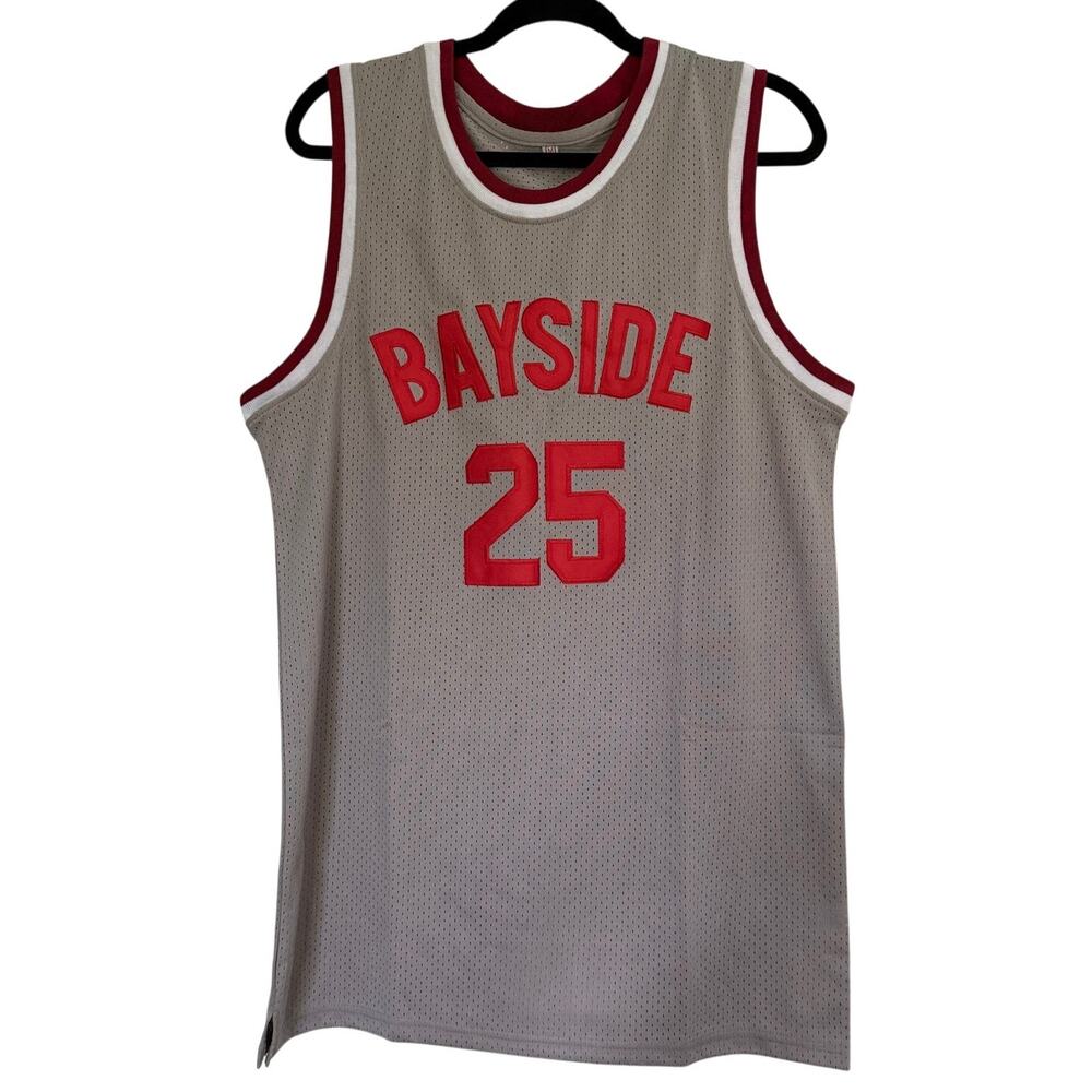 RARE Saved by the Bell - Zack Morris - Bayside Tigers Basketball Jersey Sz Med